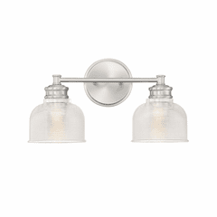 Savoy House Meridian 2 Light Bath Bar - Brushed Nickel - M80034BN