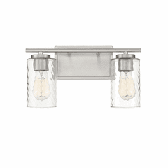 Savoy House Meridian 2 Light Bath Bar - Brushed Nickel - M80037BN