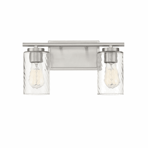 Savoy House Meridian 2 Light Bath Bar - Brushed Nickel - M80037BN