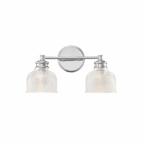 Savoy House Meridian 2 Light Bath Bar - Chrome - M80034CH