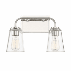 Savoy House Meridian 2 Light Bath Bar - Polished Nickel - M80043PN