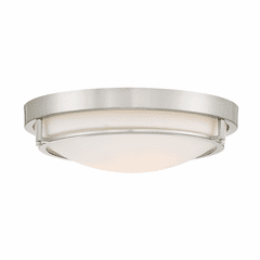 Savoy House Meridian 2 Light Flush Mount - Brushed Nickel - M60019BN