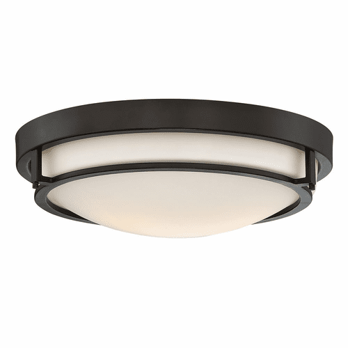Savoy House Meridian 2 Light Flush Mount - Oil Rubbed Bronze - M60019ORB