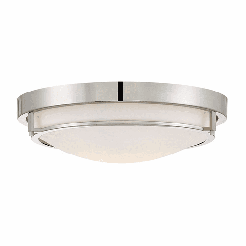 Savoy House Meridian 2 Light Flush Mount - Polished Nickel - M60019PN