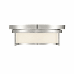 Savoy House Meridian 2 Light Flush Mount - Polished Nickel - M60062PN