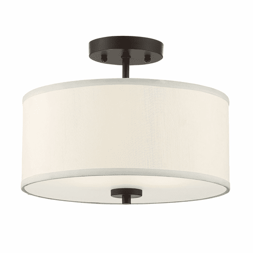 Savoy House Meridian 2 Light Semi-Flush - Oil Rubbed Bronze - M60008ORB