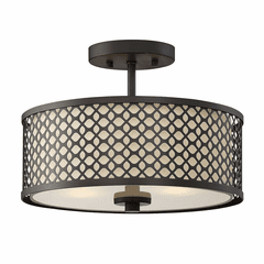 Savoy House Meridian 2 Light Semi-Flush - Oil Rubbed Bronze - M60016ORB