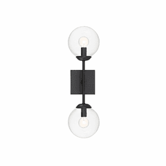 Savoy House Meridian 2 Light Wall Sconce - Black - M90001-BK