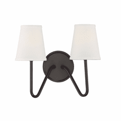 Savoy House Meridian 2 Light Wall Sconce - Oil Rubbed Bronze - M90055ORB