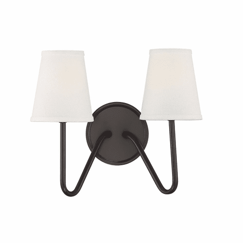 Savoy House Meridian 2 Light Wall Sconce - Oil Rubbed Bronze - M90055ORB