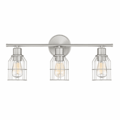 Savoy House Meridian 3 Light Bath Bar - Brushed Nickel - M80004BN