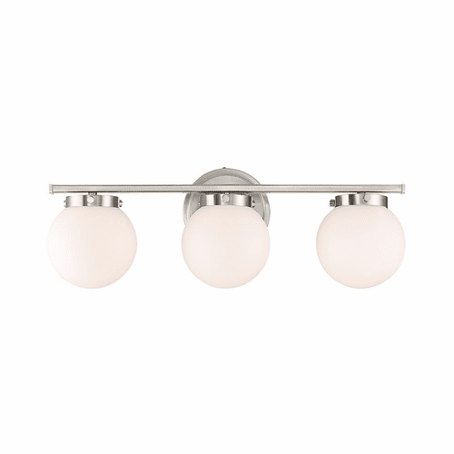 Savoy House Meridian 3 Light Bath Bar - Brushed Nickel - M80023BN