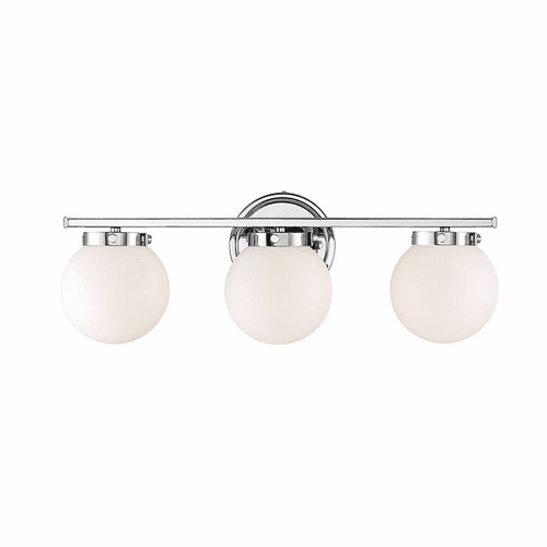 Savoy House Meridian 3 Light Bath Bar - Chrome - M80023CH