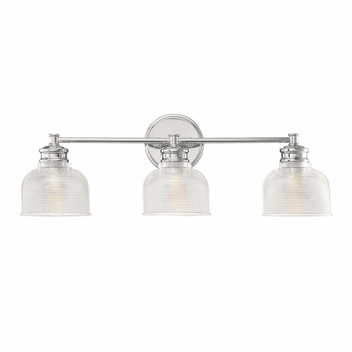 Savoy House Meridian 3 Light Bath Bar - Chrome - M80035CH