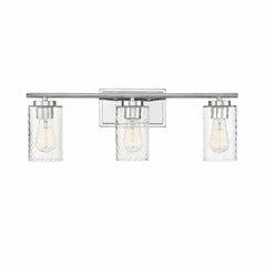 Savoy House Meridian 3 Light Bath Bar - Chrome - M80038CH