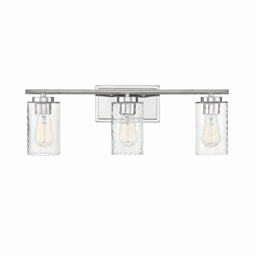 Savoy House Meridian 3 Light Bath Bar - Chrome - M80038CH
