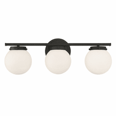 Savoy House Meridian 3 Light Bath Bar - Matte Black - M80023MBK