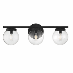 Savoy House Meridian 3 Light Bath Bar - Matte Black - M80024MBK