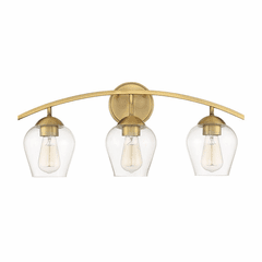 Savoy House Meridian 3 Light Bath Bar - Natural Brass - M80032NB Savoy House Meridian 3 Light Bath Bar - Natural Brass - M80032NB