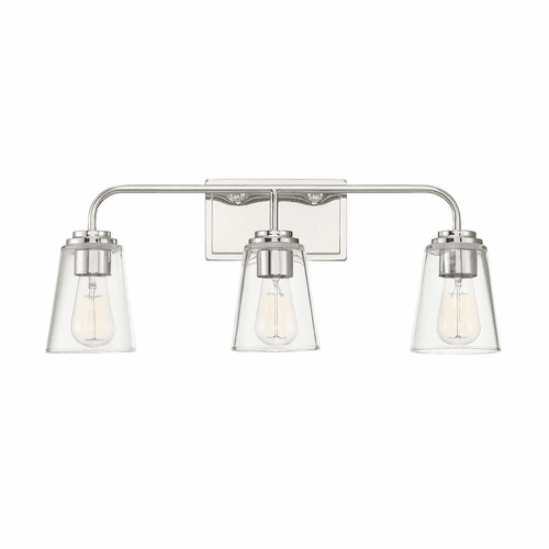 Savoy House Meridian 3 Light Bath Bar - Polished Nickel - M80044PN