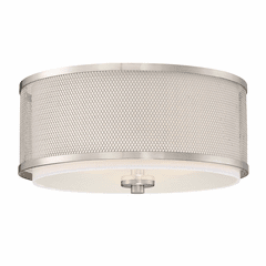 Savoy House Meridian 3 Light Flush Mount - Brushed Nickel - M60018BN