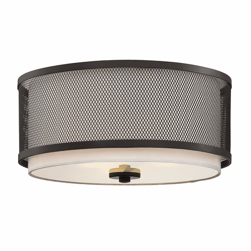 Savoy House Meridian 3 Light Flush Mount - Oil Rubbed Bronze - M60018ORB