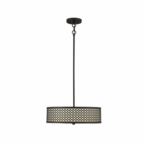 Savoy House Meridian 3 Light Pendant - Matte Black - M70108MBK