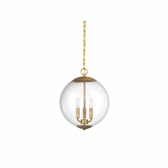 Savoy House Meridian 3 Light Pendant - Natural Brass - M70060NB