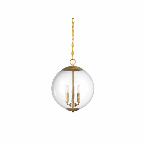 Savoy House Meridian 3 Light Pendant - Natural Brass - M70060NB