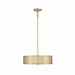 Savoy House Meridian 3 Light Pendant - Natural Brass - M70108NB Savoy House Meridian 3 Light Pendant - Natural Brass - M70108NB