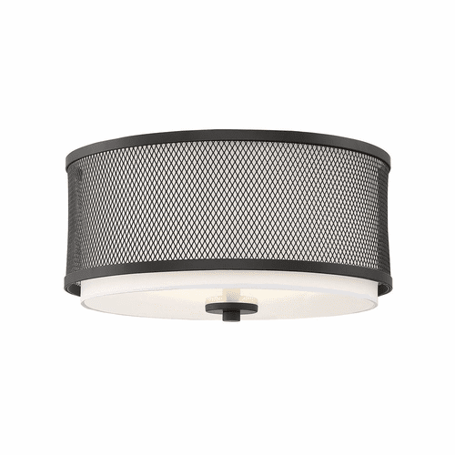 Savoy House Meridian 3 Light Semi-Flush - Matte Black - M60018MBK