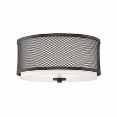 Savoy House Meridian 3 Light Semi-Flush - Matte Black - M60018MBK