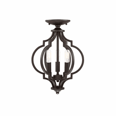 Savoy House Meridian 3 Light Semi-Flush - Oil Rubbed Bronze - M60055ORB