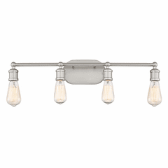 Savoy House Meridian 4 Light Bath Bar - Brushed Nickel - M80013BN