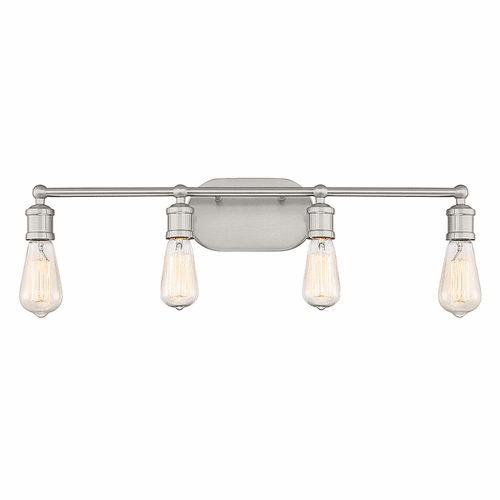 Savoy House Meridian 4 Light Bath Bar - Brushed Nickel - M80013BN