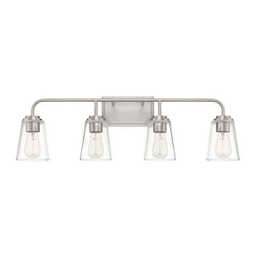 Savoy House Meridian 4 Light Bath Bar - Brushed Nickel - M80045BN