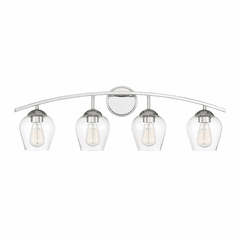 Savoy House Meridian 4 Light Bath Bar - Chrome - M80033CH Savoy House Meridian 4 Light Bath Bar - Chrome - M80033CH