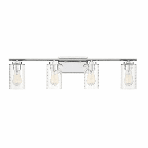 Savoy House Meridian 4 Light Bath Bar - Chrome - M80039CH