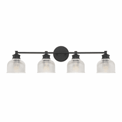 Savoy House Meridian 4 Light Bath Bar - Matte Black - M80036MBK