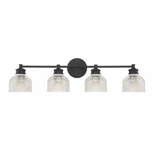 Savoy House Meridian 4 Light Bath Bar - Matte Black - M80036MBK
