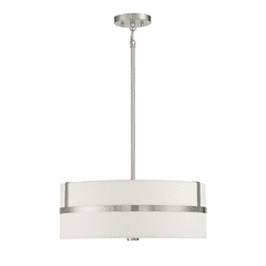 Savoy House Meridian 4 Light CagedPendant - Brushed Nickel - M70102BN