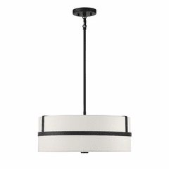 Savoy House Meridian 4 Light CagedPendant - Matte Black - M70102MBK