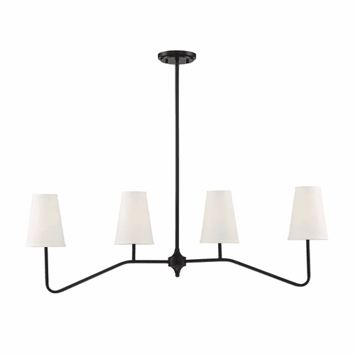 Savoy House Meridian 4 Light Chandelier - Oil Rubbed Bronze - M10078ORB