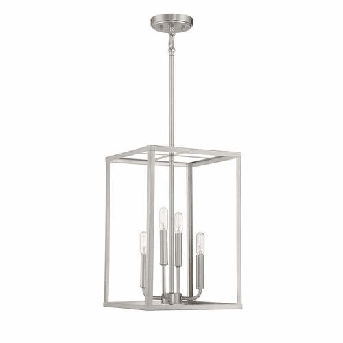 Savoy House Meridian 4 Light Pendant - Brushed Nickel - M30008BN