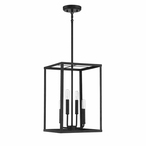 Savoy House Meridian 4 Light Pendant - Matte Black - M30008MBK