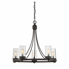 Savoy House Meridian 5 Light Chandelier - Oil Rubbed Bronze - M10018ORB