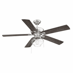 Savoy House Meridian 52" Ceiling Fan w/Light - Brushed Nickel - M2009BN