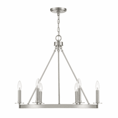 Savoy House Meridian 6 Light Chandelier - Brushed Nickel - M10093BN