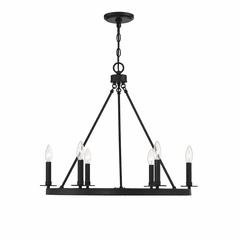 Savoy House Meridian 6 Light Chandelier - Matte Black - M10093MBK