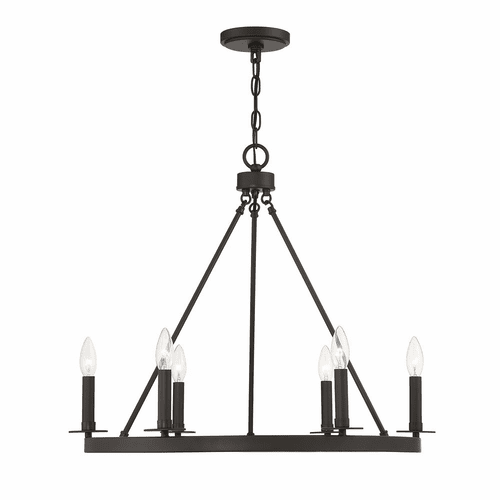 Savoy House Meridian 6 Light Chandelier - Oil Rubbed Bronze - M10093ORB
